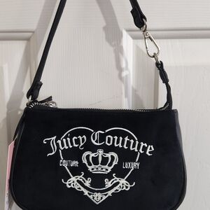 Juicy Couture Black Mini Wristlet Bag NWT